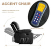 Barwick PU Heated Massage Recliner Sofa Ergonomic Lounge with 8 Vibration Motors
