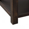 48&quot; Easy Assembly Hillside Rustic Natural Coffee Table/Accent Cocktail Table with Storage Open Shelf for Living Room