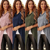 Women Solid Loose Knitted Cardigan Irregular Shawl Coat Jacket Sweater Top