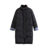 Women Winter New Candy Color Stand Collar Loose Bread Coat