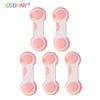 TUSUNNY SH1.309 5PCS Children Safety Locks Eco-friendly Material for Double Doors Cabinets Windows