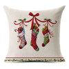 Christmas Pillow Cover School Bar Home Sofa Decoration Gift