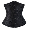Jacquard Lace-up Boned Plus Size Corset