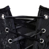 Jacquard Lace-up Boned Plus Size Corset