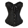 Plus Size Bowknot Ruffles Bustier Lingerie