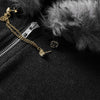 Plus Size Women Cloak Coat Hooded Neck Bat Sleeve Loose Asymmetric Hem