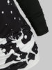 Christmas Elk Snowflake Tee and Lace Tank Top Set