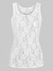 Christmas Elk Snowflake Tee and Lace Tank Top Set