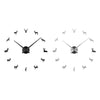 Creative DIY Animals Elk Wall Clock Frameless Home Decoration