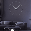 Creative DIY Animals Elk Wall Clock Frameless Home Decoration