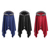 Plus Size Women Cloak Coat Hooded Neck Bat Sleeve Loose Asymmetric Hem