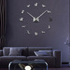 Creative DIY Wall Clock Frameless Animals Dog Home Decoration