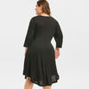Plus Size Button Up Dress