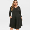 Plus Size Button Up Dress