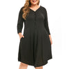 Plus Size Button Up Dress