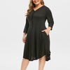 Plus Size Button Up Dress