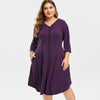 Plus Size Button Up Dress