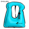 OMOUBOI Inflatable Buoyancy Vest Life Jacket with Rapid Blowing Valve
