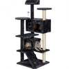 51&quot; Condo Furniture Scratch Post for Kittens Pet House Play Scratching Posts, Plush Perches and Condo, Activity Centre