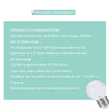 LED Candle Bulb High Brightness Light G45 5W E27 110-130V for Home Lighting 6Pcs