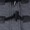 Female Coat Thick Horn Button Hooded Cotton Blend Women Jacket
