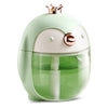 Cute Crown Penguin Air Humidifier Aroma Essential Oil Diffuser Night Lamp