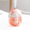 Cute Crown Penguin Air Humidifier Aroma Essential Oil Diffuser Night Lamp