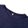 Bat Sleeve Round Neck Loose Color Splice Women T-shirt