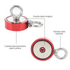 Colored Super Powerful Neodymium Fishing Magnet with 2 Eyebolts