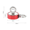 Colored Super Powerful Neodymium Fishing Magnet with 2 Eyebolts