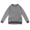 Color Splice Pockets Long Sleeve Round Collar Pullover Casual Women Sweatshirt