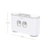 ecoco Wall-mounted Automatic Toothpaste Dispenser Toothbrush Holder with 4 Cups
