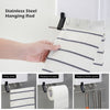 ecoco Wall-mounted Chopsticks Drain Rack Spoon Knife Storage Shelf with 4 Hooks