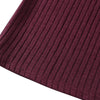 V-neck Button Pullover Sweater Long-sleeved Slim Stretch Solid Color