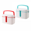 Plastic Home Health Medicine Box Large Capacity Storage