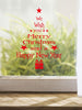 Merry Christmas and New Year Greetings Print Wall Art Stickers