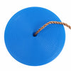 Children Round Disc Swing Seat Plastic Height-adjustable Outdoor or Indoor Toys with Rope