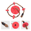 Safety Climbing Rope with Platforms Disc Swing Seat Outdoor Play Fun Sports Fitness