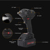 21V 28000mAh Brushless Cordless Electric Impact Wrench Set with Carrying Bag