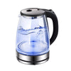 1.7L Electric Kettle LED Light Glass Boiler Auto Shut-off Water Tea Heater