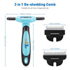 Sinypet Q - 011 3 in 1 Deshedding Comb Suitable for All Cats & Dogs