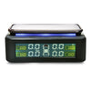 LT - 168 Tire Pressure Monitoring System Solar TPMS 4 External Sensors with LED Atmosphere Light