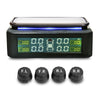 LT - 168 Tire Pressure Monitoring System Solar TPMS 4 External Sensors with LED Atmosphere Light