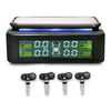 LT - 168 Tire Pressure Monitoring System Solar TPMS 4 Internal Sensors with LED Atmosphere Light