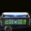 168 Solar Tire Pressure Monitoring System Vibration Power-on LED Atmosphere Lamp 4 Internal Sensors