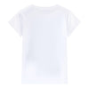 SC122 Simple Pattern Round Collar Short Sleeve Women T-shirt
