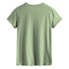 SC122 Simple Pattern Round Collar Short Sleeve Women T-shirt
