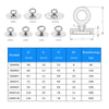 Super Powerful Neodymium Fishing Magnet with Eyebolt