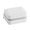 Portable Jewel Box Solid Color PU Storage Case