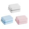 Portable Jewel Box Solid Color PU Storage Case